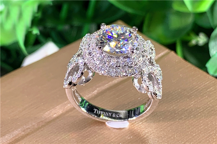 맞춤형 솔리드 18K Au750 화이트 골드 여성 웨딩 - Moissanite Engagement Ring 1 Carat 리뷰 및 가격