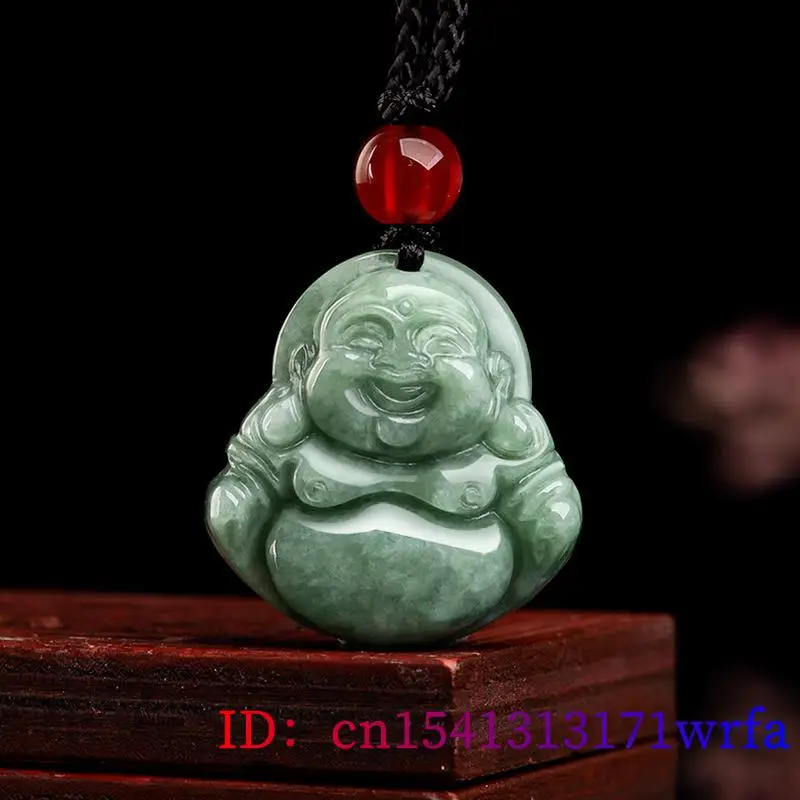 녹색 버마어 경옥 펜던트 보석 여성을위한 선물 목걸이  - Necklaces 리뷰 및 가격