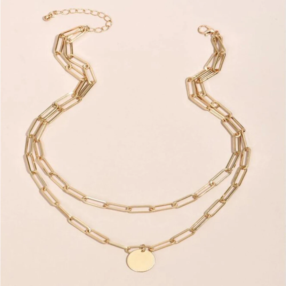 SUMENG 2024 여성을위한 새로운 패션 빈티지 라 - Layered Pendant Necklace Aesthetic 리뷰 및 가격