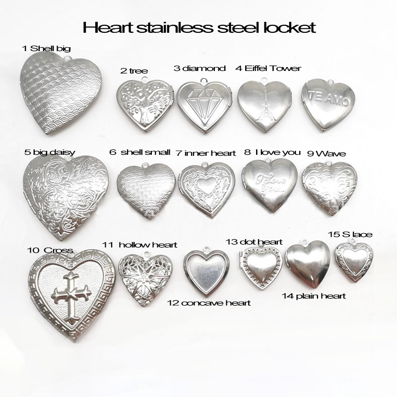 Love Heart Rocket Station DIY  - Heart Locket Necklace Photo 리뷰 및 가격