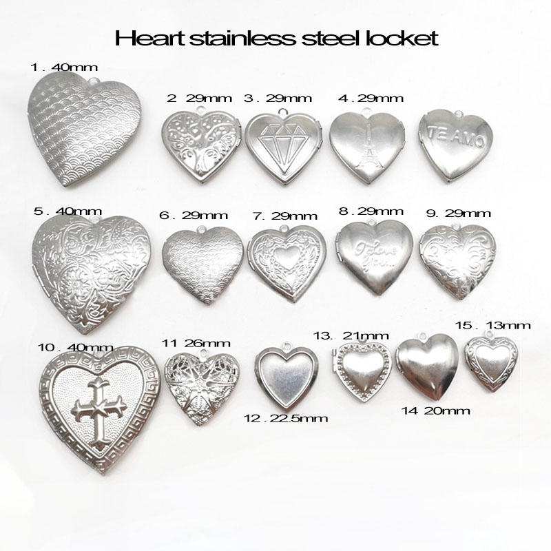 Love Heart Rocket Station DIY  - Heart Locket Necklace Photo 리뷰 및 가격